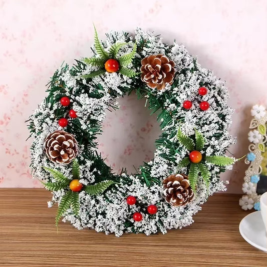 Pure Handmade Christmas Wreath Christmas Tree Decorations Christmas Decor for Home 2024 Happy New Year Naviidad Christmas Decor