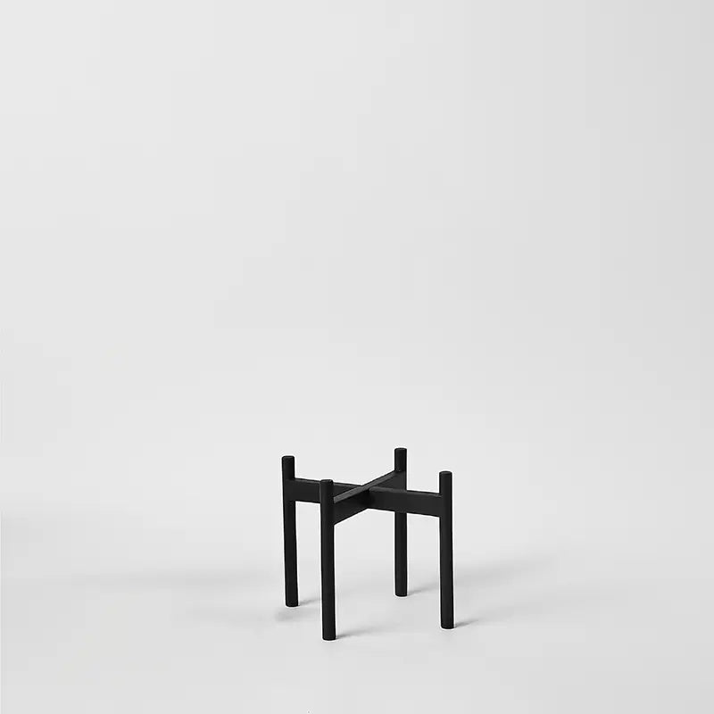 Rounded Hardwood Plant Stand