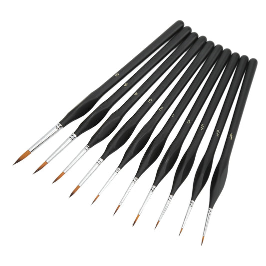 Art Paint Brushes, 10 Pieces Paint?Brushes?Set for Artist for Designer for Oil Paint for Gouache for Watercolor