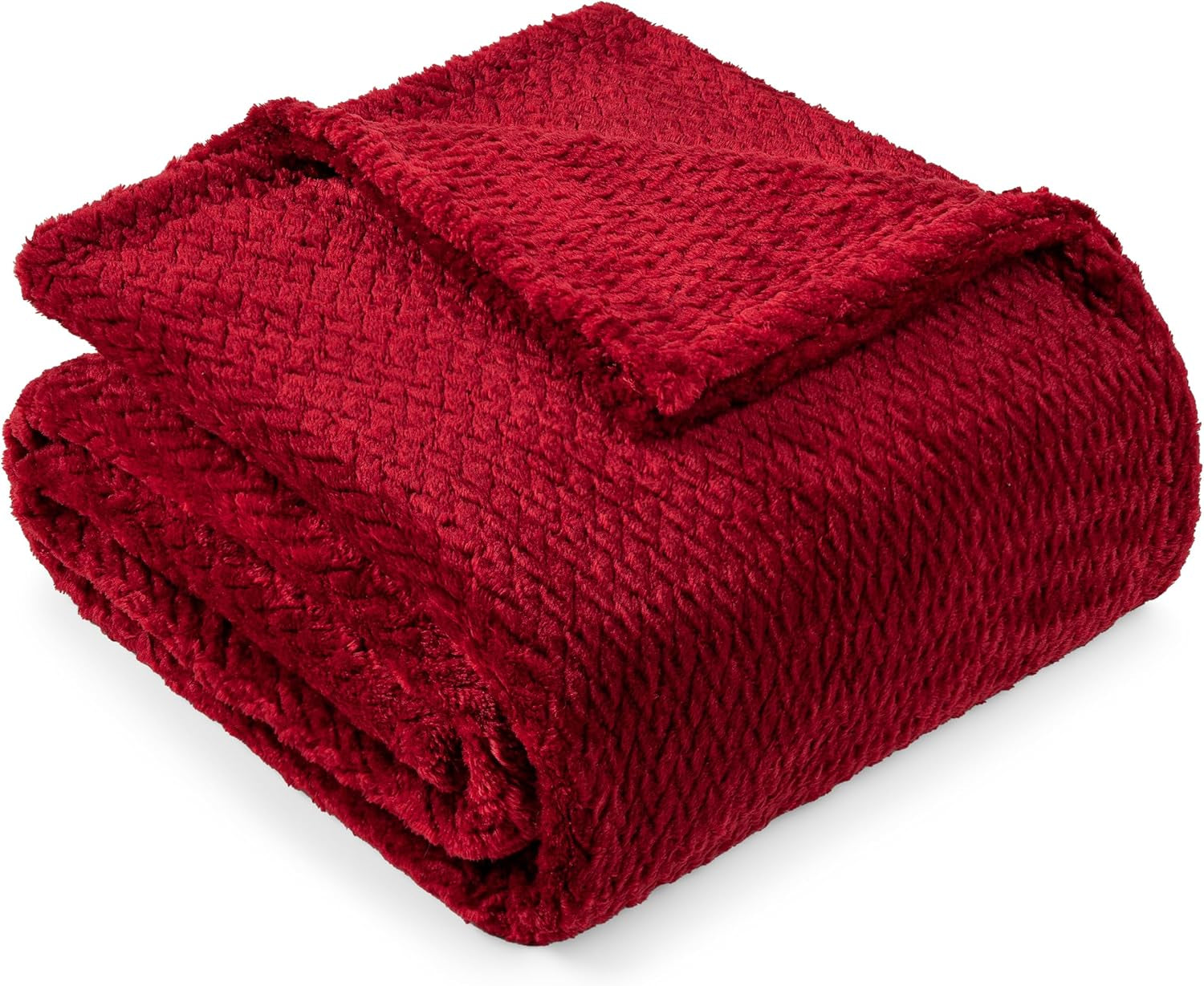PAVILIA Christmas Throw Blanket | Red Christmas Holiday Fleece Blanket | Soft, Plush, Warm Winter Cabin Throw, 50X60 (Red Christmas)
