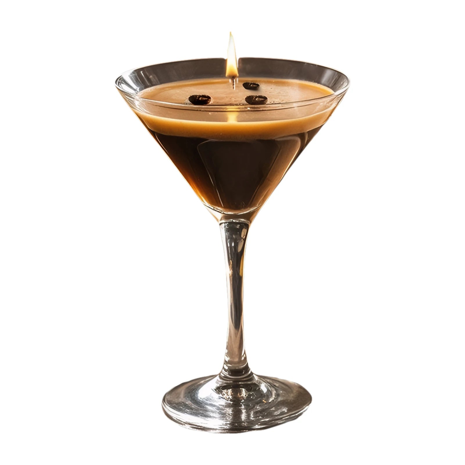 Coffee Martini Candle Gift Handmade Aromatic Natural Soy Candle for Gentle Atmosphere Unique and Decorative Designs