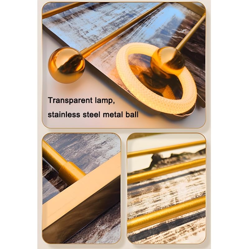 Creative Landscape Wall Hanging Mural with LED Light