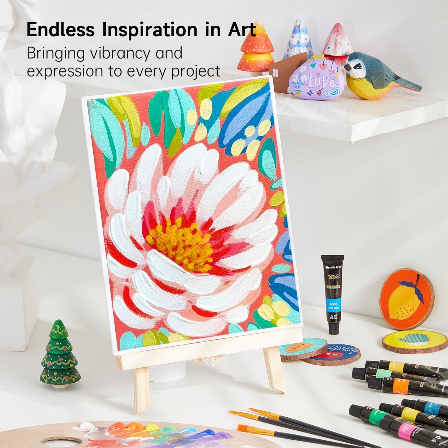 Shuttle Art Acrylic Paint Set 16 Pieces