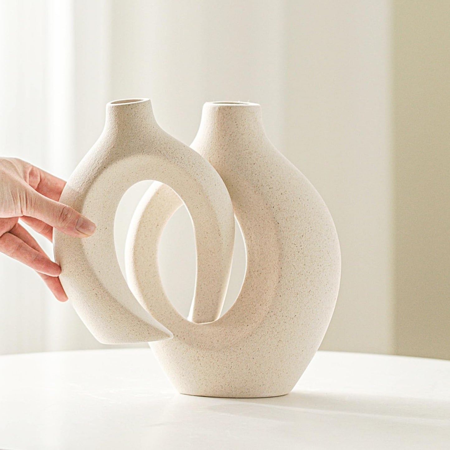 Snuggle Hollow Ceramic Vase