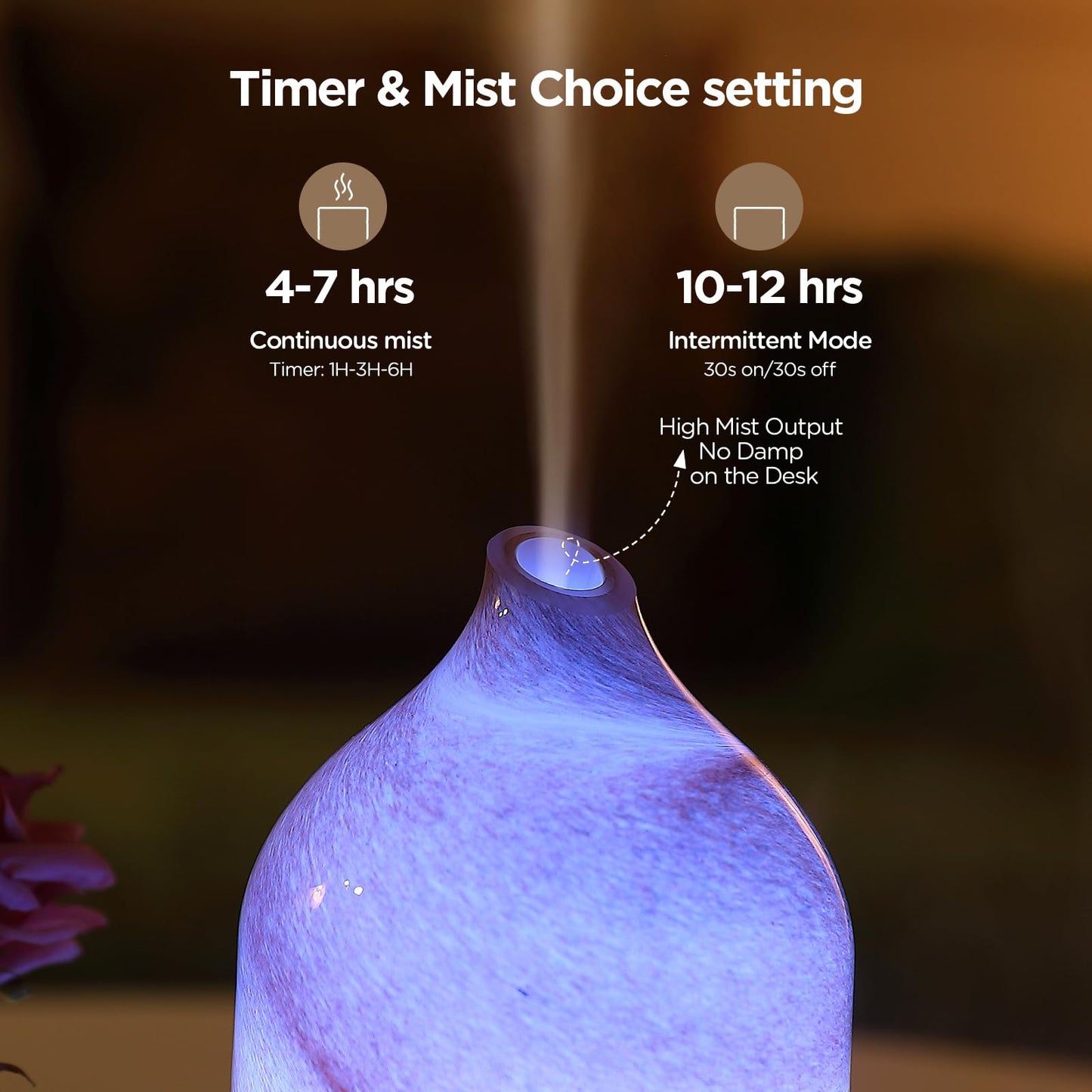 Essential Oil Diffuser Hand Blown Glass Aromatherapy Diffuser