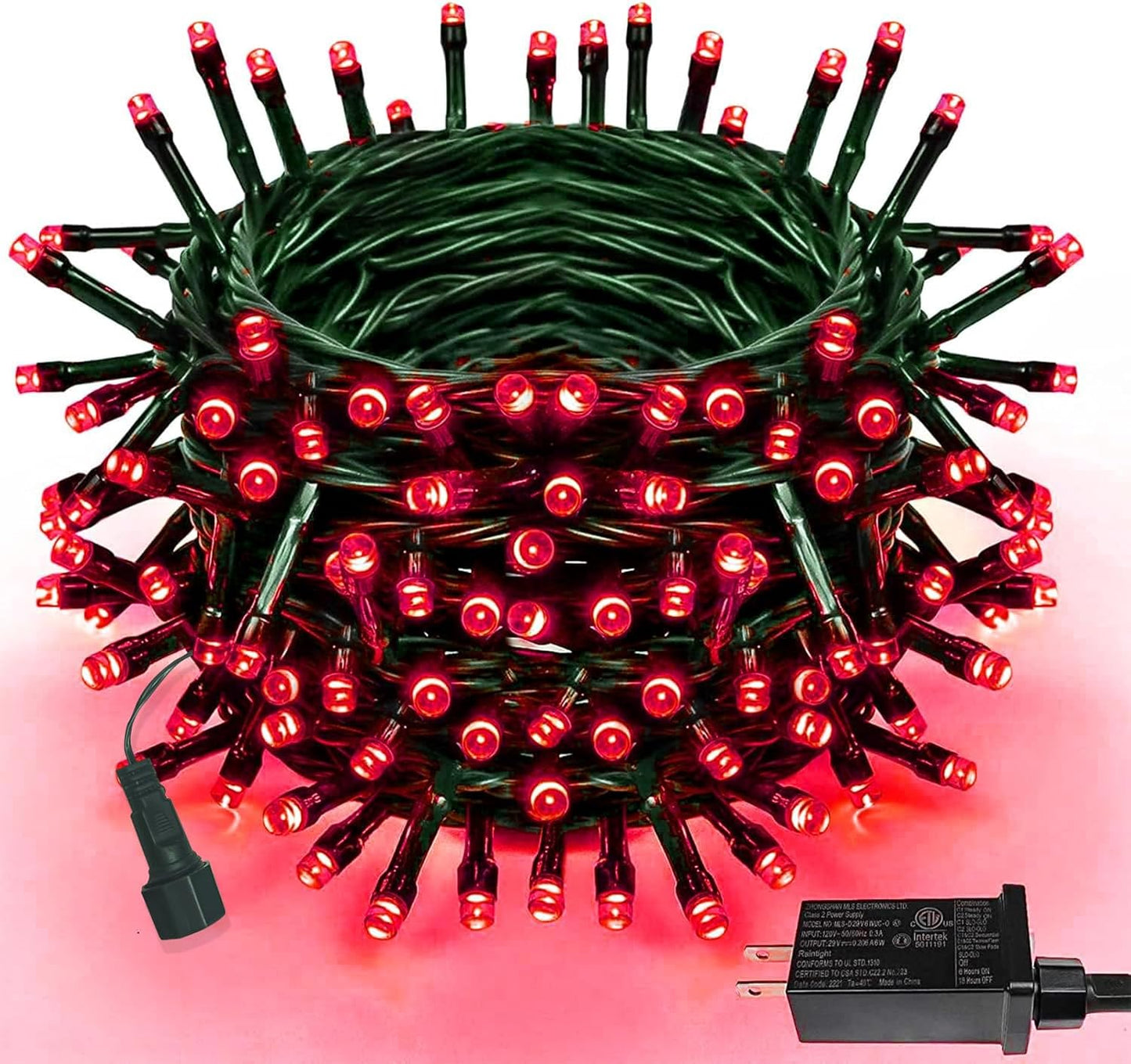 Upgraded 75.8 FT 200 LED Christmas String Lights Outdoor/Indoor, Timer & Memory Function & 8 Modes, Extendable Green Wire Waterproof Fairy String Lights for Xmas Tree Holiday Party Garden (Warm White)