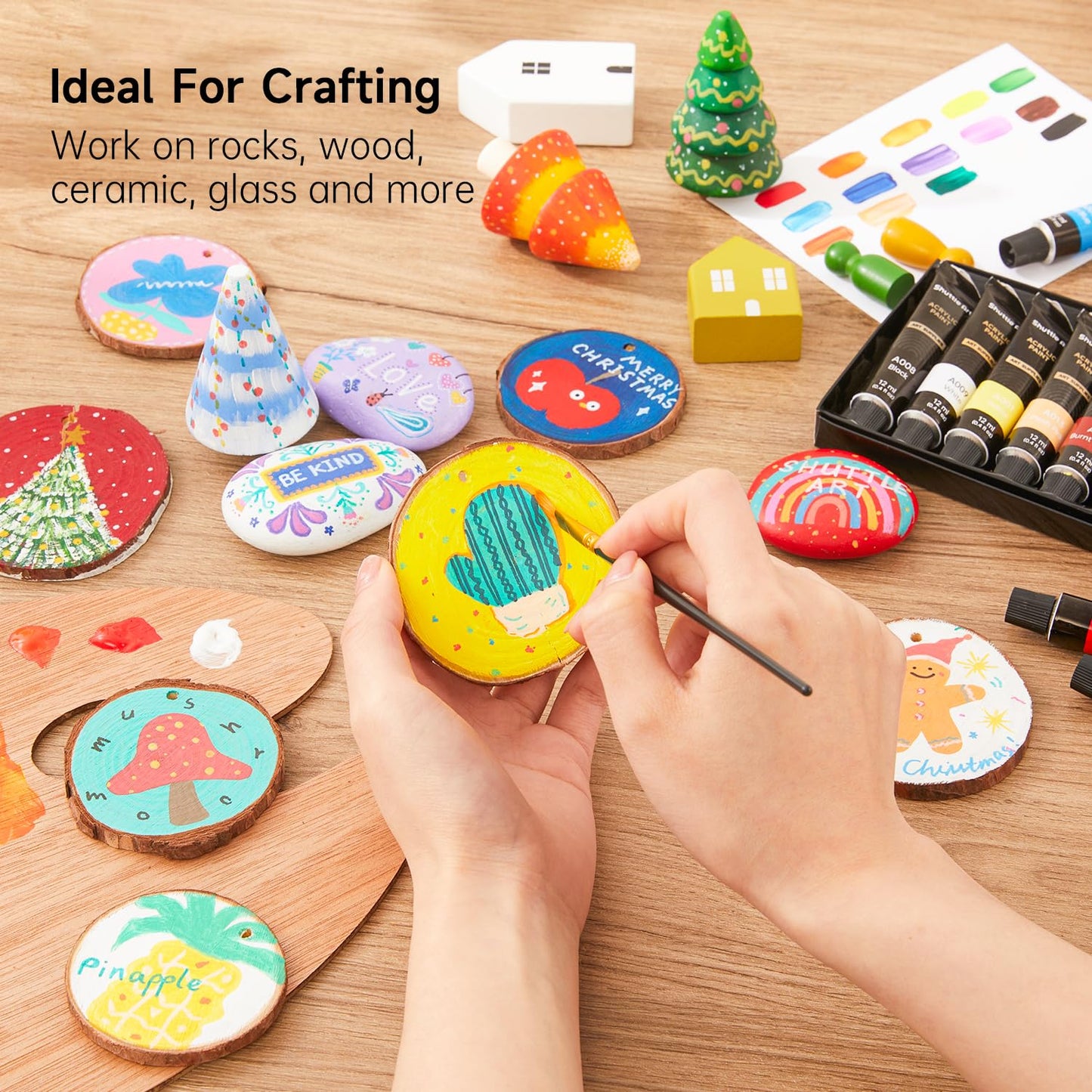 Shuttle Art Acrylic Paint Set 16 Pieces