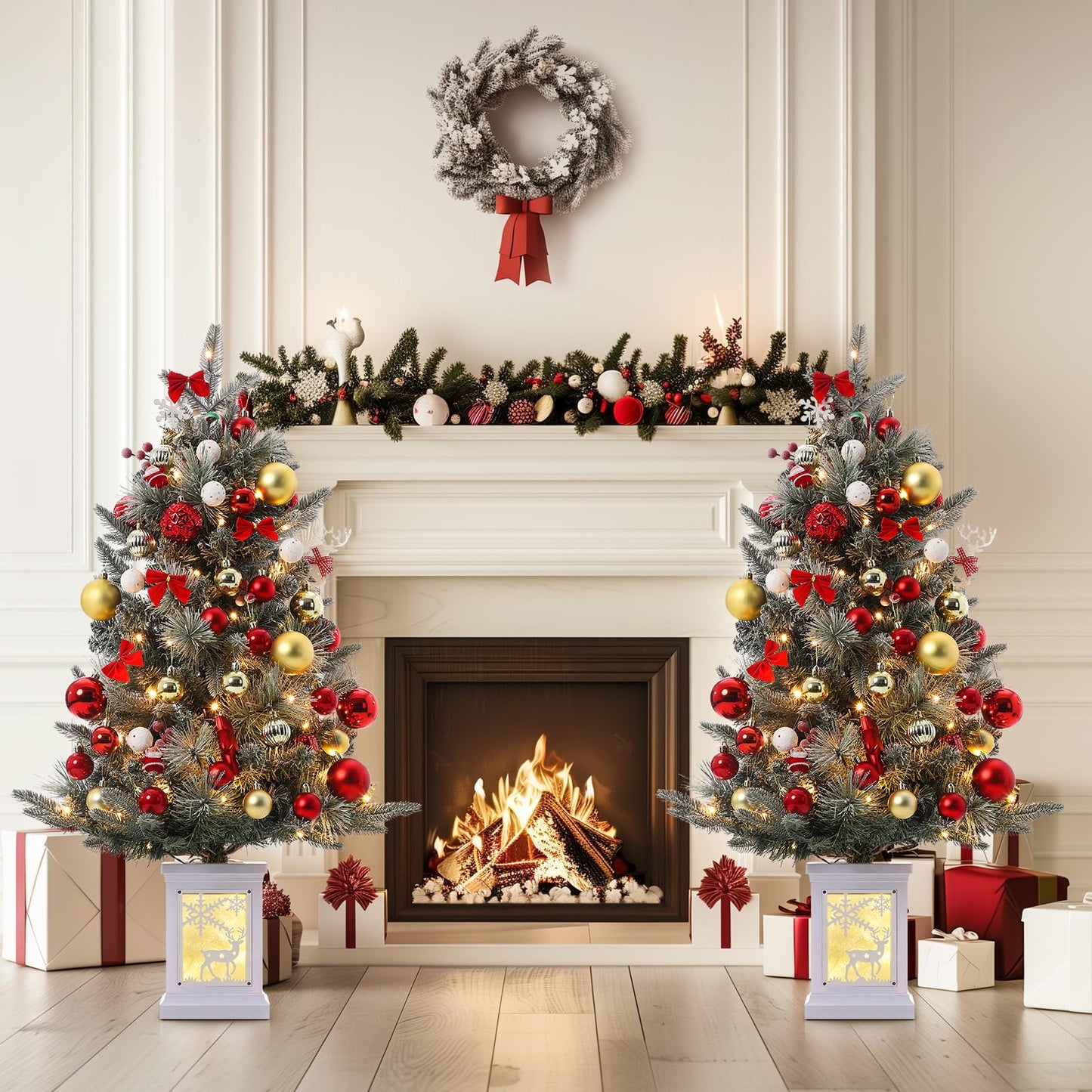 Fireside Christmas Decoration