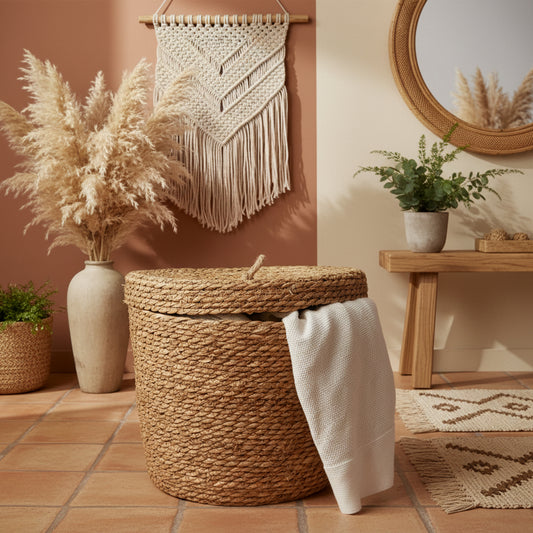 Seagrass Basket with lid