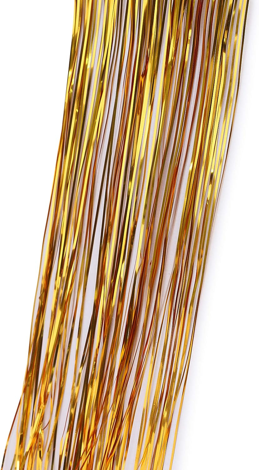 Christmas Concepts® Shiny Icicles Strands - Lametta Christmas Tree Decorations (Copper)