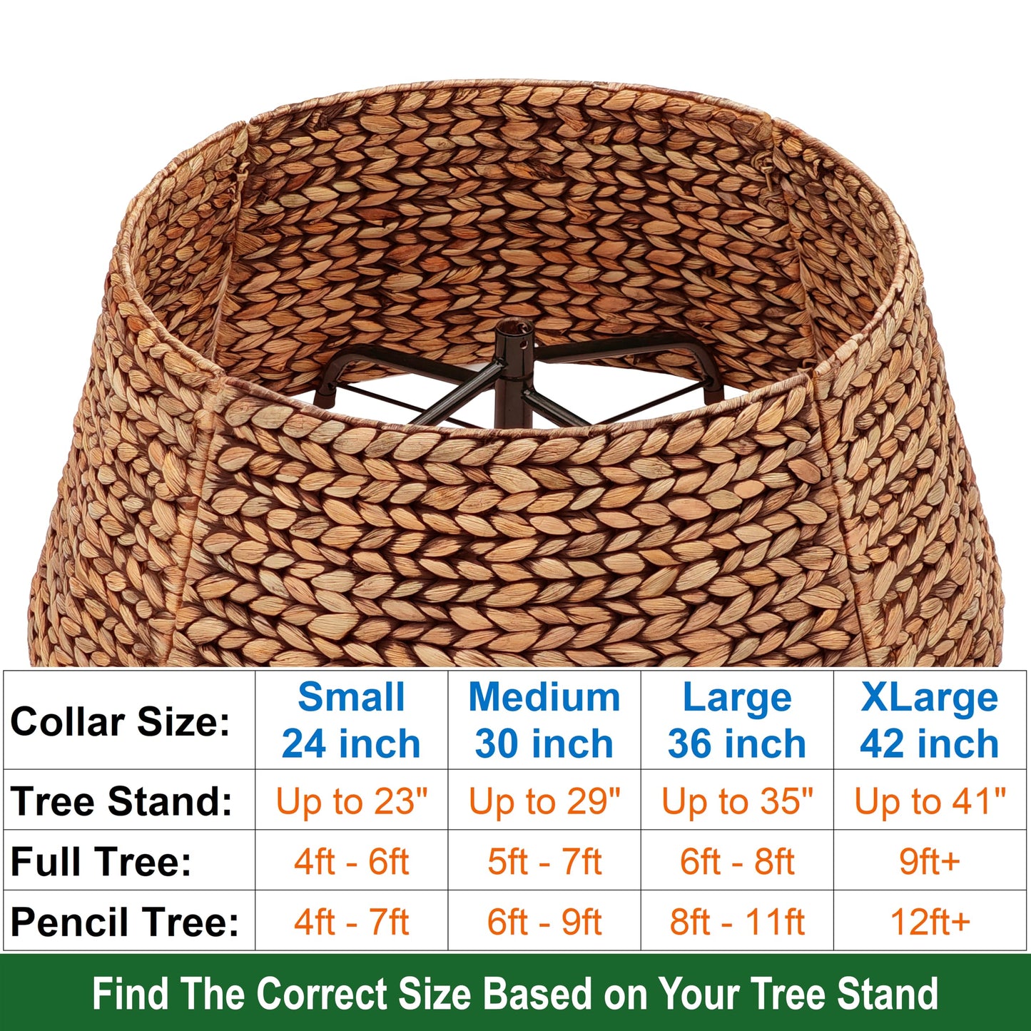 Rattan Christmas Tree Collar
