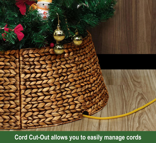 Rattan Christmas Tree Collar