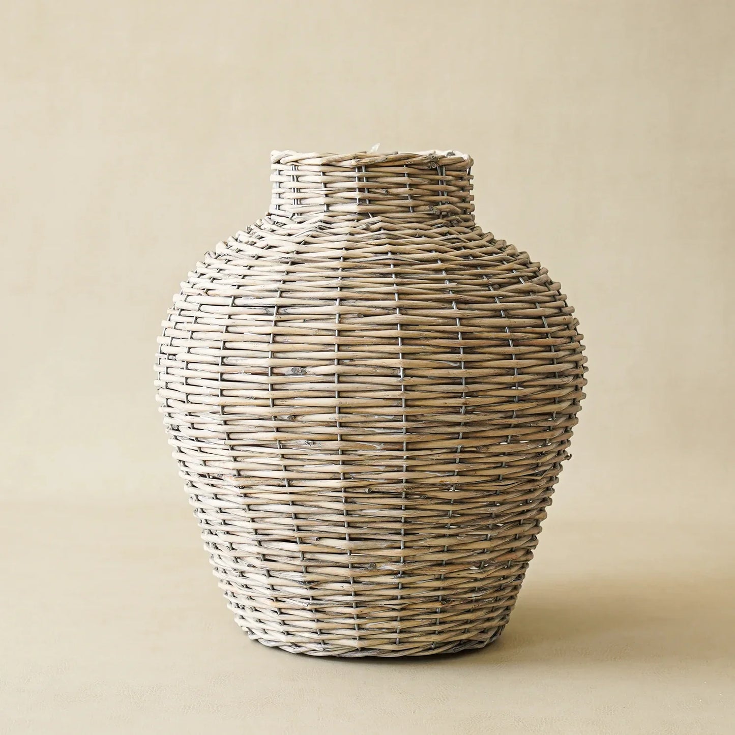 Handwoven Wicker Willow Vase