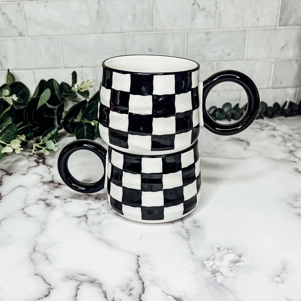 Checkered Mug