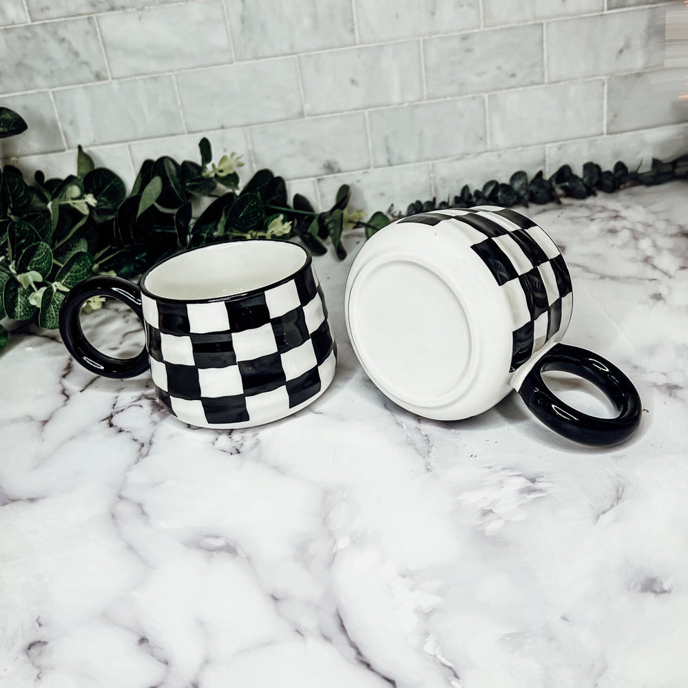 Checkered Mug