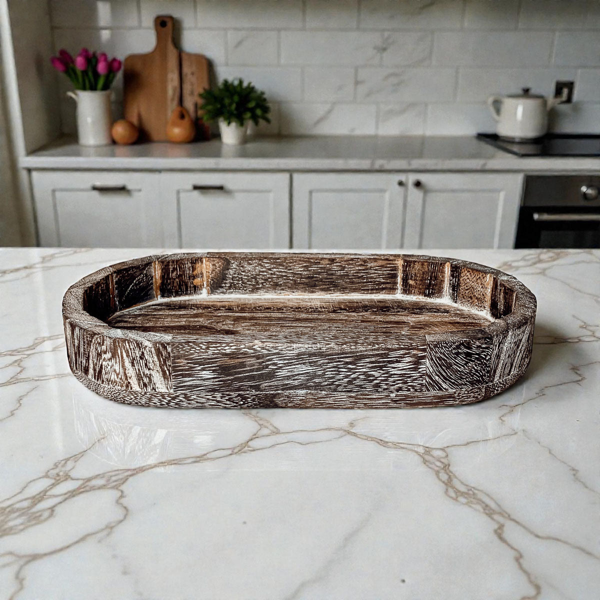 Rustic Wood Tray