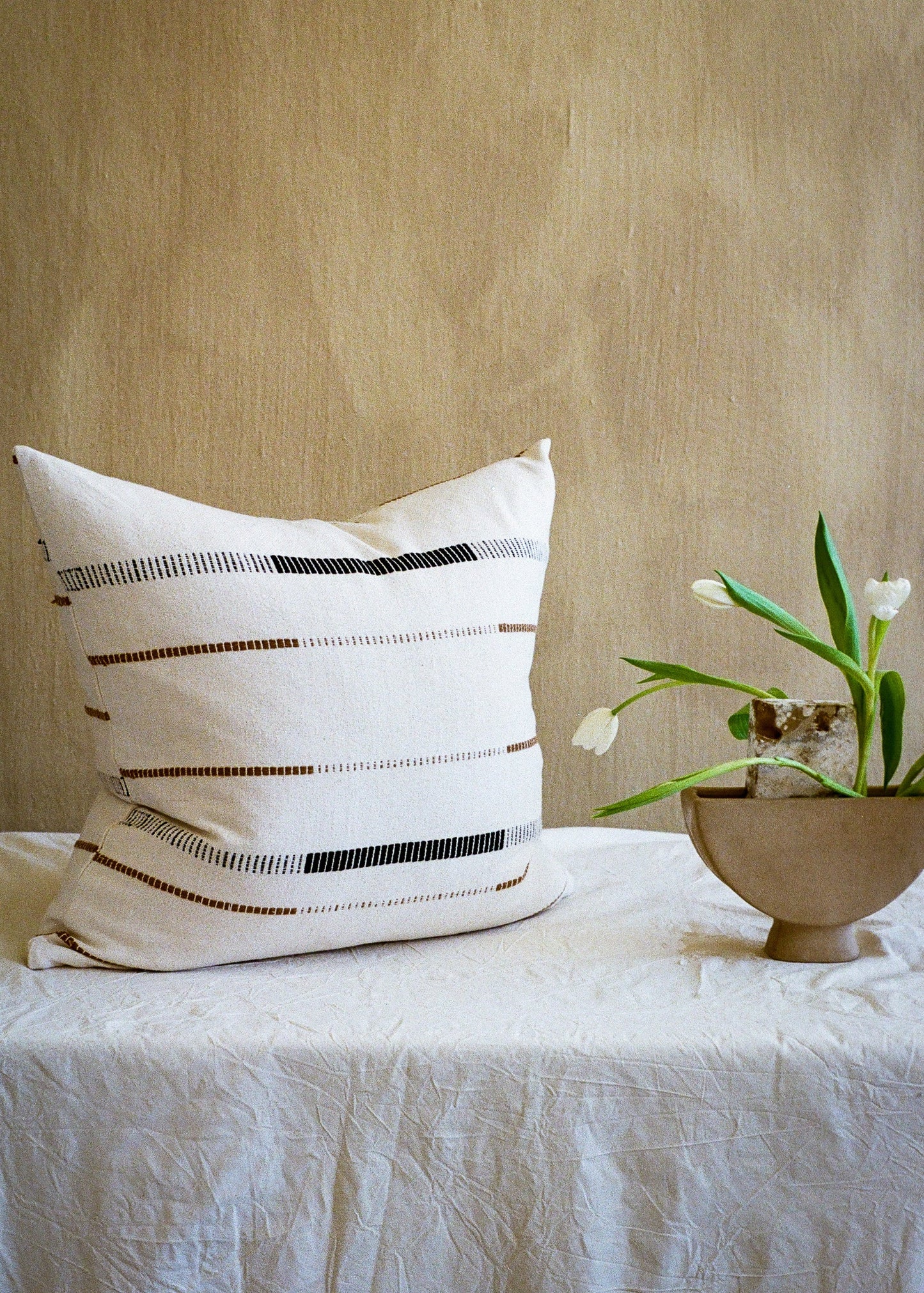 Mason Hand-Loomed Cotton Pillow
