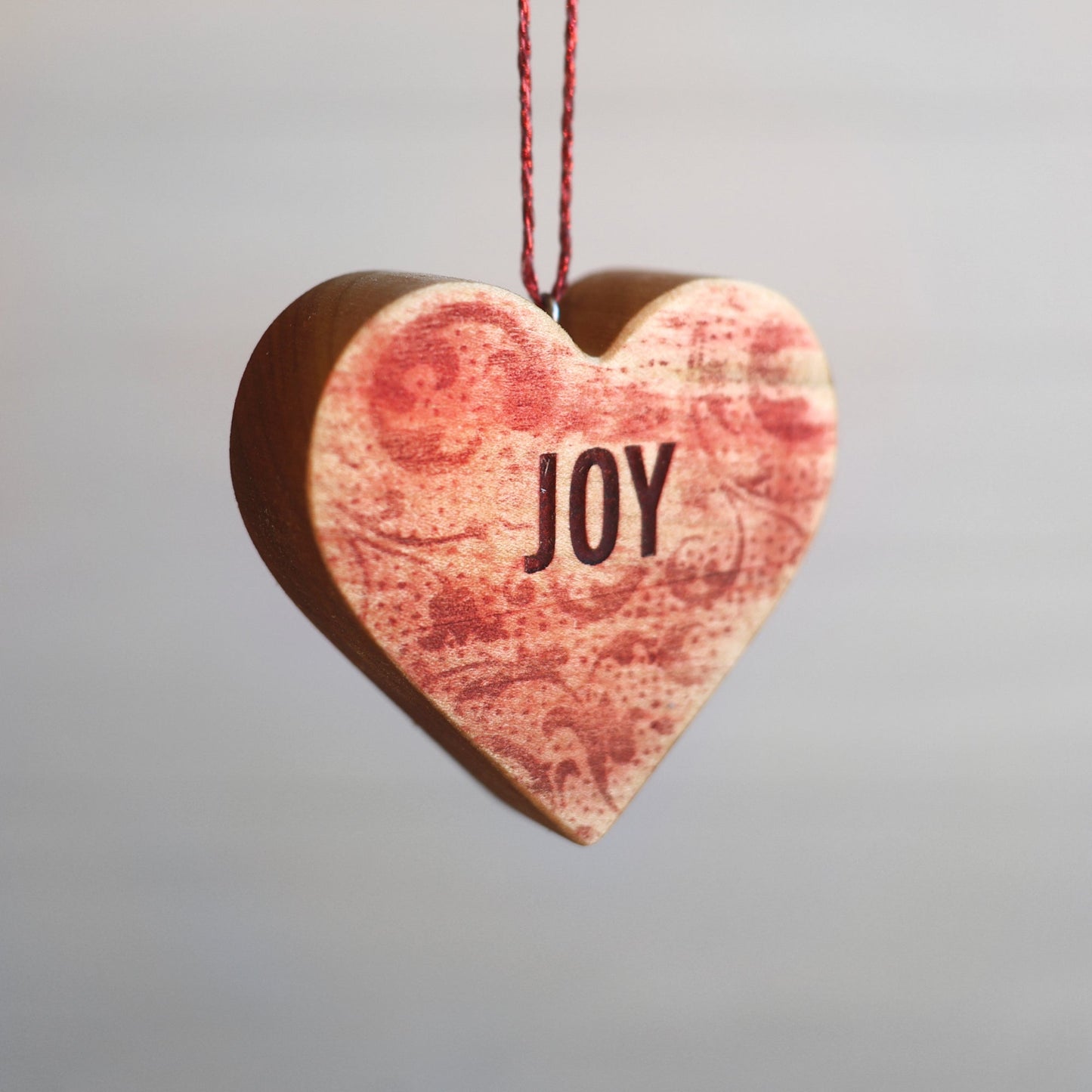 Christmas Carol Heart Ornaments