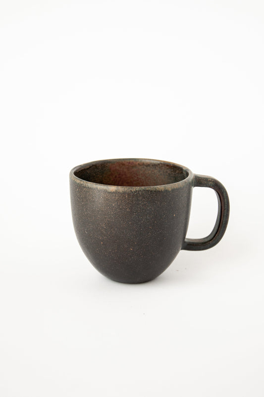 Rust Stoneware Coffee Mug