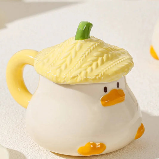 Duck Mug With Lid