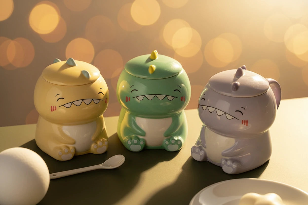 Cute Dinosaur Ceramics Mugs