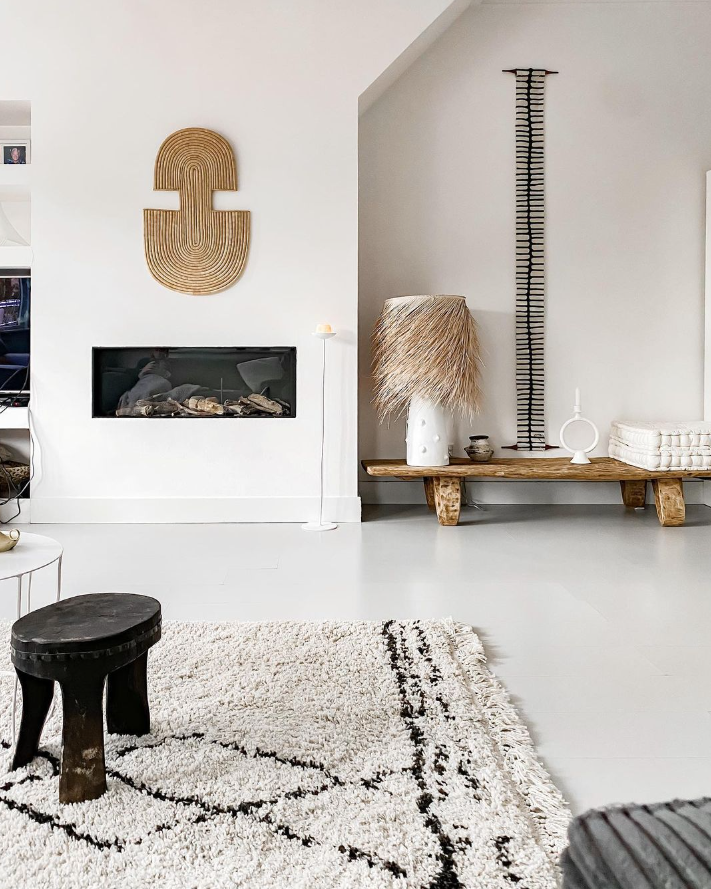 Maravi Natural Palm Leaves Woven Wall Art