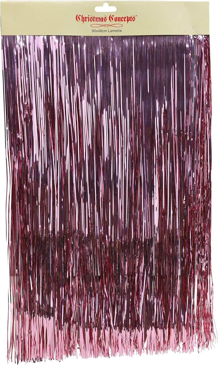 Christmas Concepts® Shiny Icicles Strands - Lametta Christmas Tree Decorations (Copper)