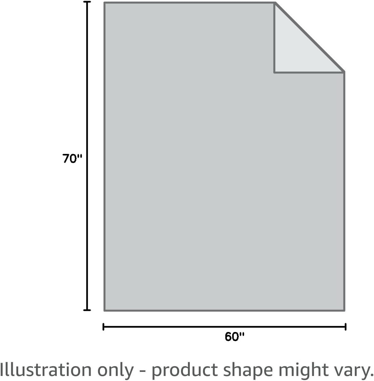 Chanasya Premium Wolf Faux Fur Throw Blanket - Soft, Fuzzy Sherpa & Minky Throw Blanket - for Bed or Couch - 60" X 70” - White