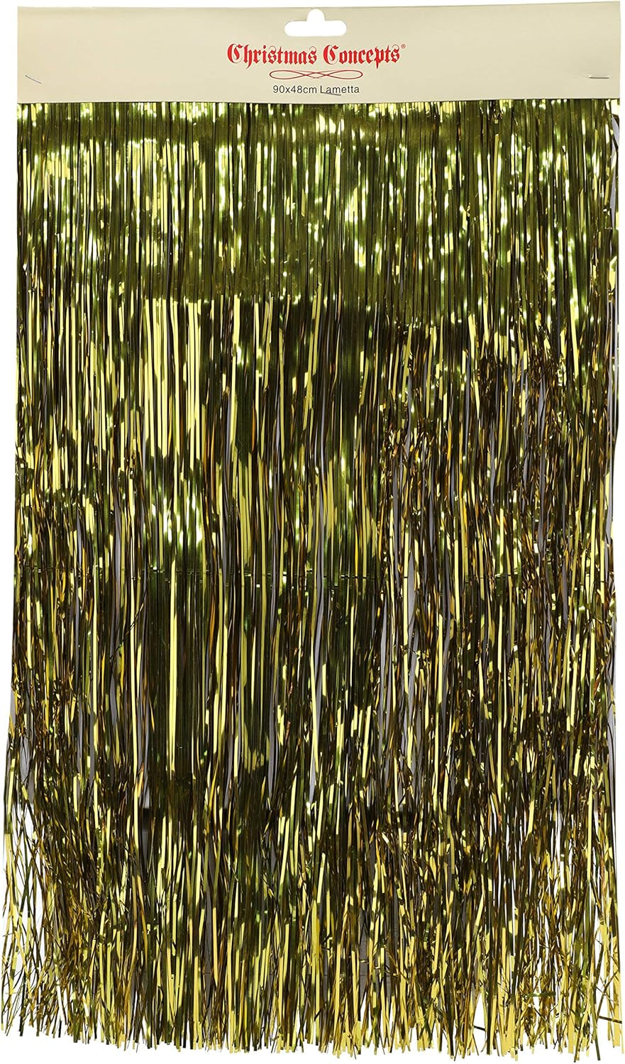 Christmas Concepts® Shiny Icicles Strands - Lametta Christmas Tree Decorations (Copper)
