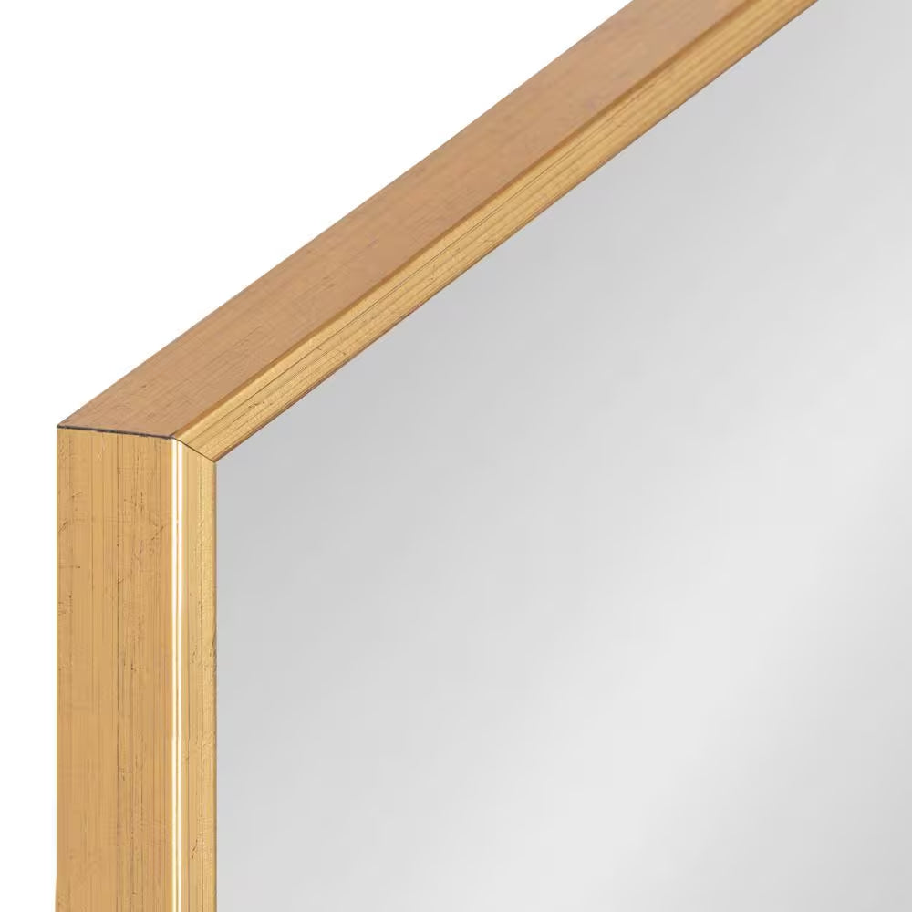 Rhodes 30 In. X 30 In. Classic Octagon Framed Gold Wall Accent Mirror