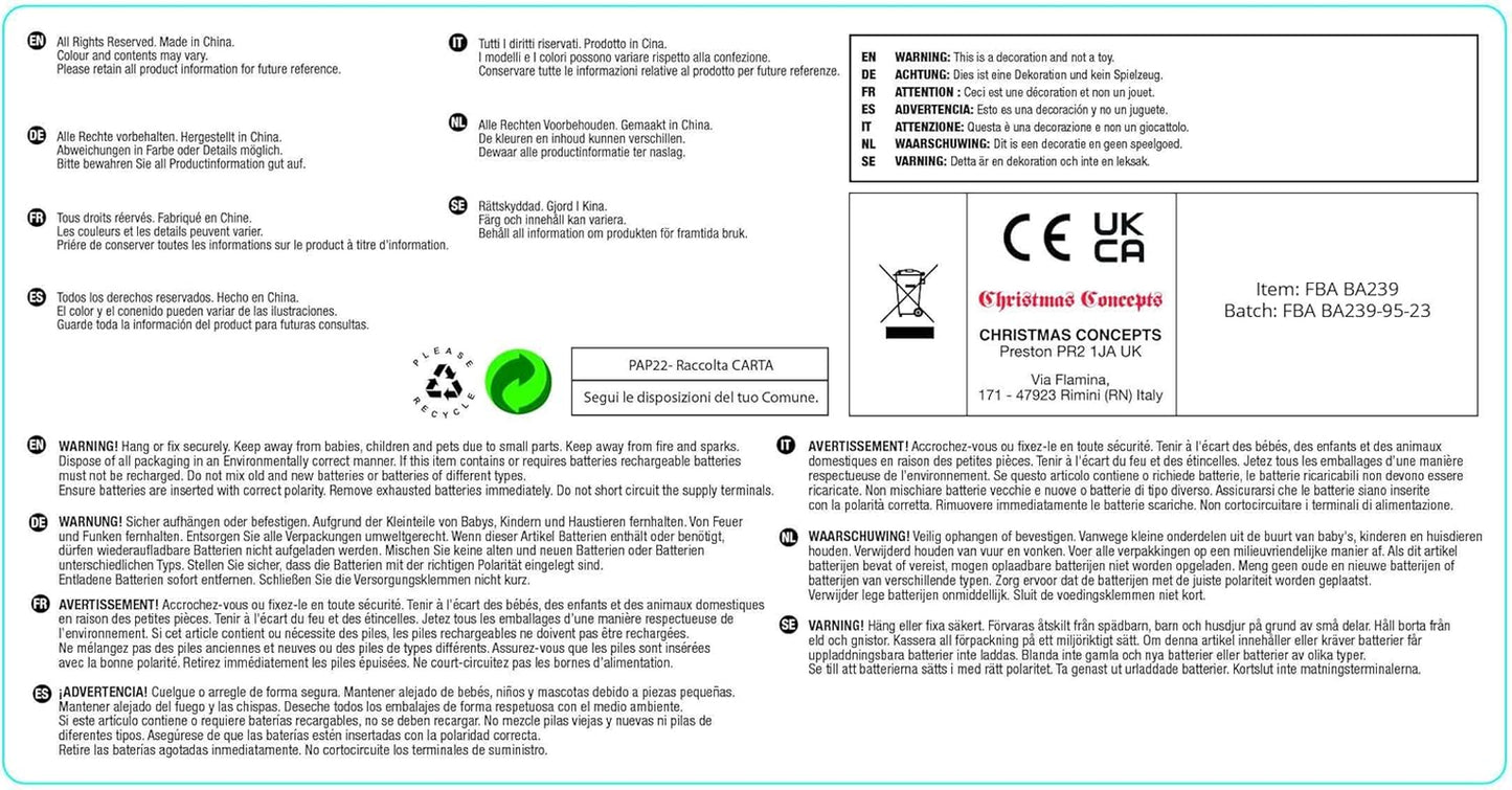 Christmas Concepts® Pack of 15-8.5Cm Droplet Baubles - Matte & Glitter Design - Christmas Ornaments (Rioja Red)