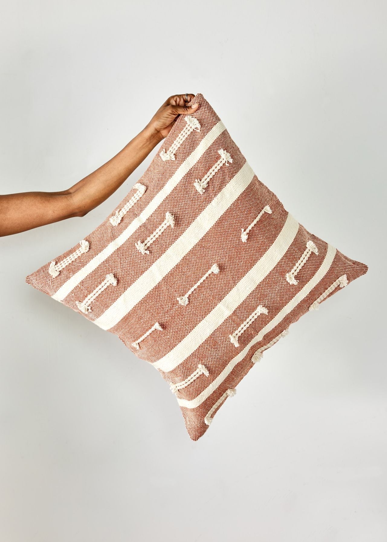 Boho Sienna Euro Sham Cotton Throw Pillow
