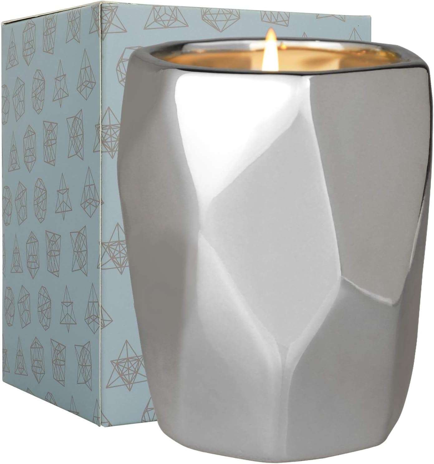 LA JOLIE MUSE Pine Birchwood Scented Candle, Christmas for Home, Calming Silver Birch, 80 Hours Long Burning, Natural Soy, 10 Oz