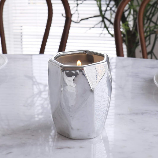 LA JOLIE MUSE Pine Birchwood Scented Candle, Christmas for Home, Calming Silver Birch, 80 Hours Long Burning, Natural Soy, 10 Oz