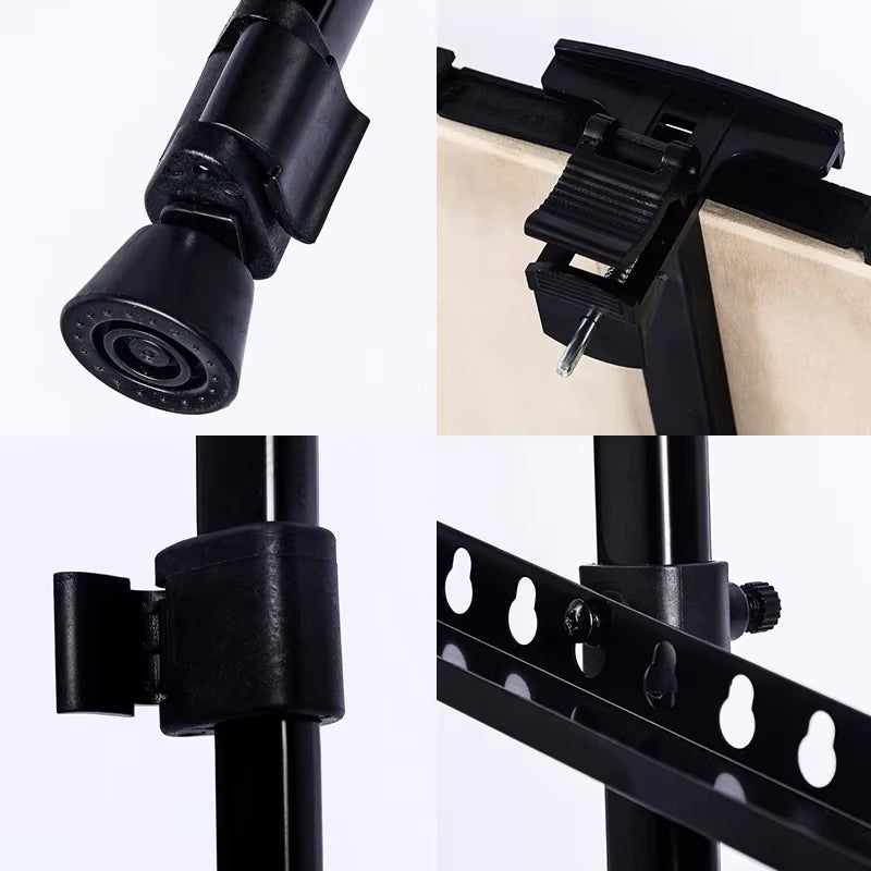 Portable Shrinkable Drawing Board Stand,Metal Easel,Foldable Tripod,Height Adjustable,Art Supplies Sketch Tools,160Cm Height