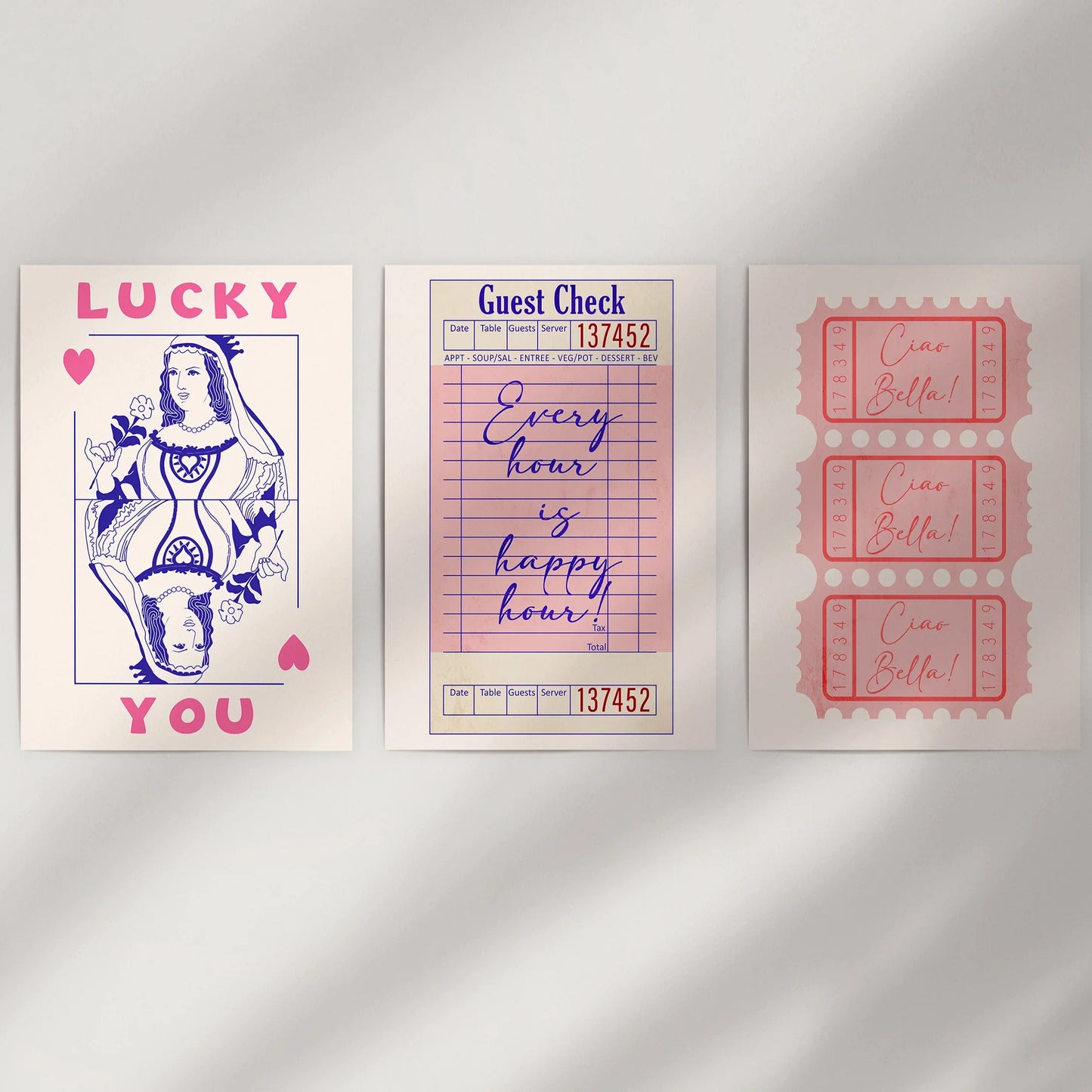 Retro Set of 3 Prints